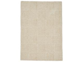 Linie Design Geometric White Area Rug
