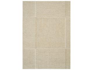 Linie Design Geometric White Area Rug
