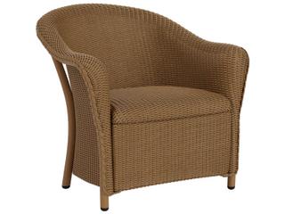 Reflections Wicker Outdoor Patio Lounge Chair with Padded Seat