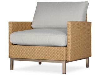 Elements Steel Wicker Outdoor Lounge Chair