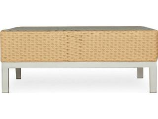Elements Steel Wicker Square Outdoor Coffee Table