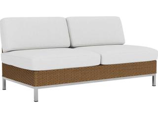 Elements Steel Wicker Patio Loveseat