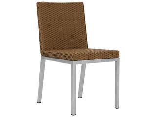 Elements Steel Wicker Outdoor Dining Side Chair