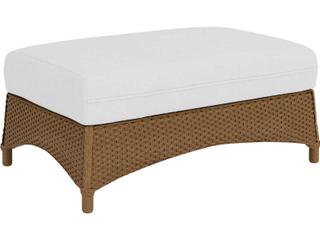 Mandalay Wicker Large Patio Ottoman