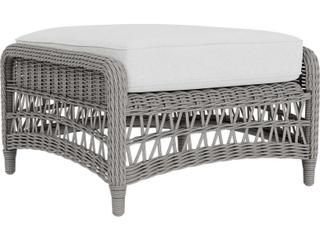 Mackinac Wicker Outdoor Patio Ottoman