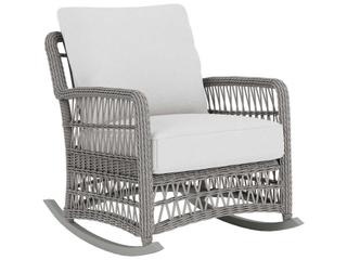 Mackinac Wicker Lounge Patio Rocker