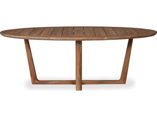 Teak Oval Outdoor Patio Dining Table