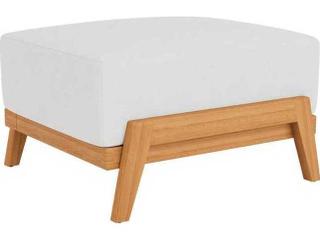 Alpine Teak Ottoman