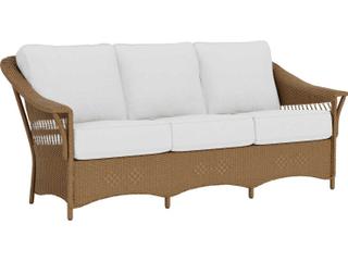 Nantucket Wicker Outdoor Patio Sofa