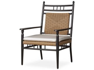 Low Country Antique Black Aluminum Outdoor Lounge Chair