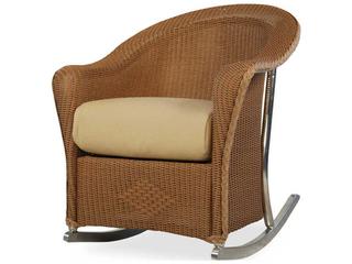 Reflections Wicker Rocker Outdoor Patio Lounge Chair