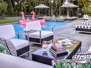 Lloyd Flanders Elements Wicker Sectional Patio Lounge Set