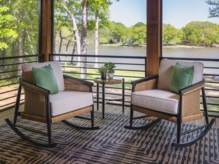 Lloyd Flanders Galloway Aluminum Cushion Lounge Set
