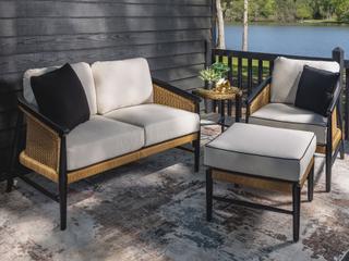 Lloyd Flanders Galloway Aluminum Cushion Lounge Set