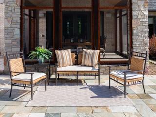 Lloyd Flanders Low Country Wicker Patio Lounge Set