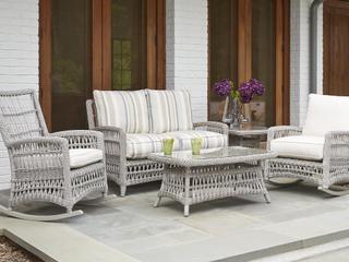 Lloyd Flanders Mackinac Wicker Patio Lounge Set