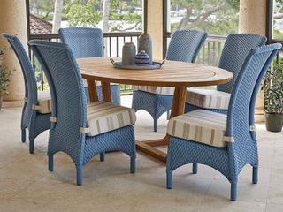 Lloyd Flanders Mandalay Wicker Dining Set