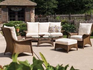 Lloyd Flanders Mandalay Wicker Cushion Lounge Set