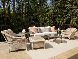 Lloyd Flanders Nantucket Wicker Cushion Lounge Set