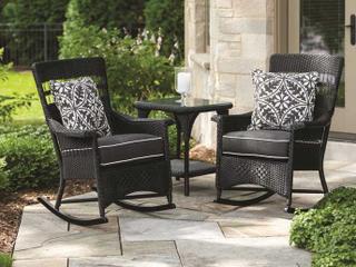 Lloyd Flanders Nantucket Wicker Outdoor Patio Lounge Set