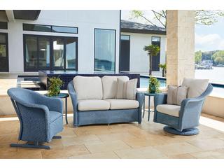 Lloyd Flanders Reflections Wicker Cushion Outdoor Lounge Set