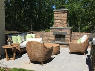 Lloyd Flanders Tobago Wicker Cushion Patio Lounge Set