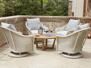 Lloyd Flanders Weekend Retreat Wicker Cushion Lounge Set