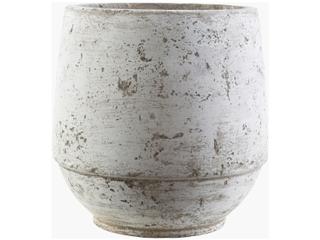 Rome Square Cement Planter in Washed Taupe