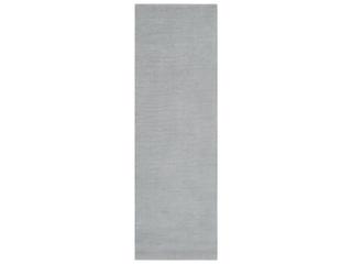 Mystique Wool Hand Loomed Runner Area Rug in Medium Gray