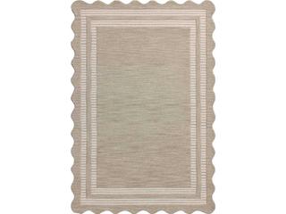 Chris Loves Julia Scottie Hand-Tufted Wool Runner Rug Fog Ivory