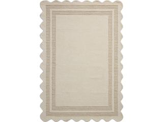 Scottie SCO-01 Hand-Tufted Wool Area Rug in Ivory Grey