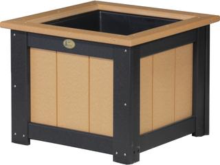 LuxCraft Recycled Plastic 24 Square Planter