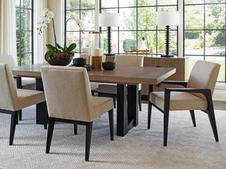 Lexington Zanzibar Oak Wood Dining Room Set