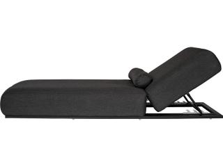 Mobital Bondi Charcoal Black Upholstered Chaise