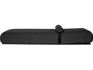 Mobital Bondi Charcoal Black Upholstered Chaise