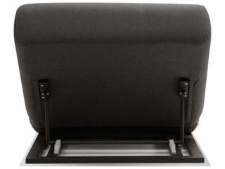 Mobital Bondi Charcoal Black Upholstered Chaise