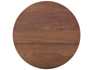 Moe's Home Grace Round Wood Walnut End Table