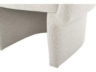 Moe's Home Franco White Fabric Accent Chair