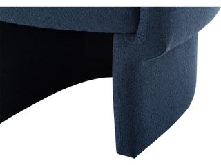 Moe's Home Franco Blue Fabric Accent Chair