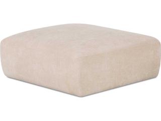 Moe's Home Matina Beige Upholstered Ottoman