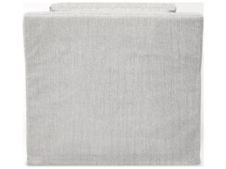 Mercana Denly III 38 X 38.25 X 34.5 Frost Gray Slipcover Upholstered Arm Chair