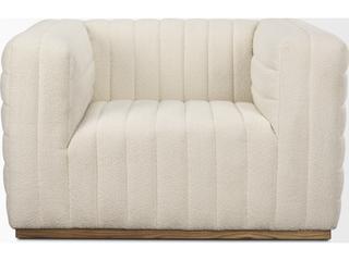 Mercana Ricciardo Cream Boucle Upholstered Arm Chair