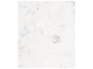 Mercana Rumer Dark Brown Wood w/ White Marble Side Table