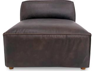 Moe's Home Form Brown Leather Chair and a Half