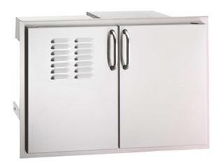 Fire Magic Select Stainless Steel Double Door Access with Dual Drawer & Trash Tray