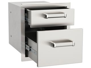 Fire Magic Flush Double Drawer