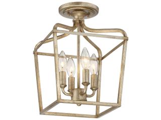 Minka Lavery Laurel Estate 4-Light Brio Gold Candelabra Chandelier