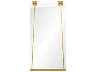 Brushed Brass Wall Rectangular Mirror