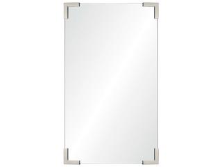 Polished Stainless Steel Rectangular Wall Mirror