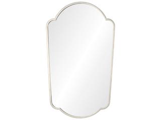Distressed Silver Leaf Rectangle Wall Mirror